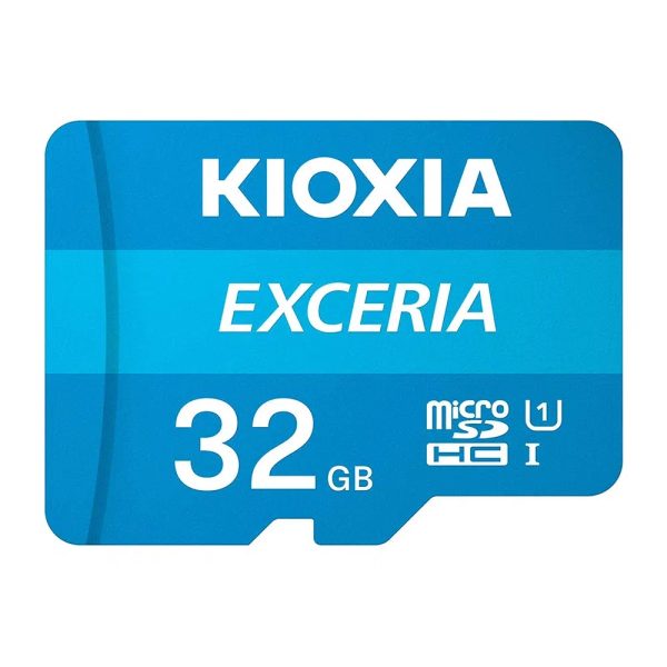 کارت حافظه‌ microSD کیوکسیا مدل KIOXIA 32GB کلاس 10 استاندارد UHS-I U1 سرعت 100 MBps