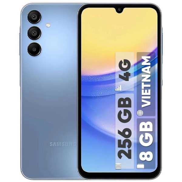 موبایل سامسونگ مدل Galaxy A15 دو سیم کارت ظرفیت 256 گیگابایت و رم 8 گیگابایت - ویتنام